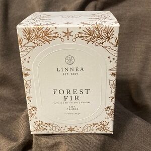 Forest Fir Soy Candle - White and Brown